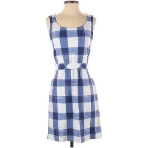 Blue and White Checkered Vineyard Vines Dress